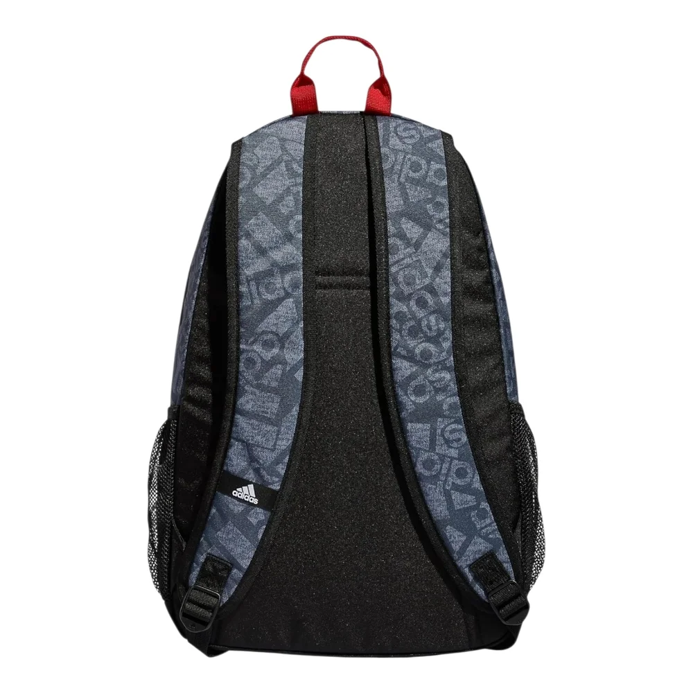 Adidas Young Creator Backpack Men OS Navy Blue New Logo Print School Bag